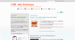 Desktop Screenshot of abcdietetique.fr